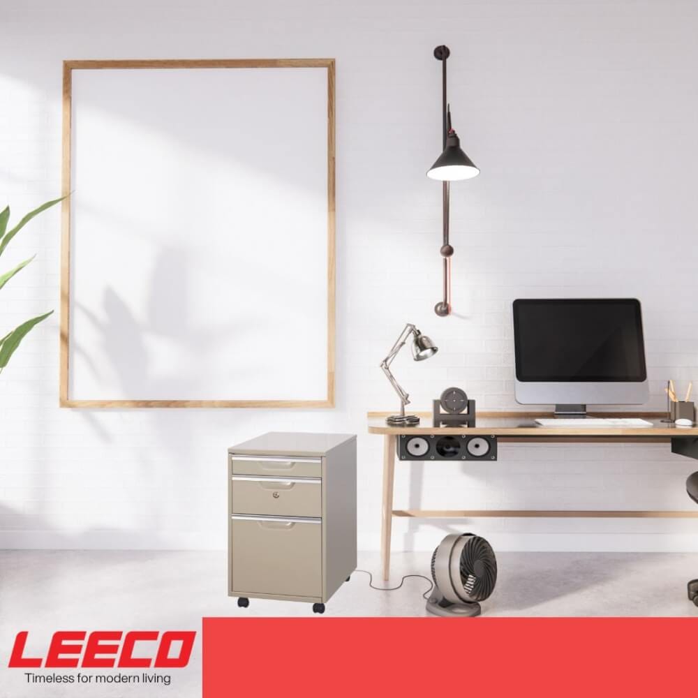 ตู้ลิ้นชักมีล้อ LEECO DK-2513 เทาอ่อน_5